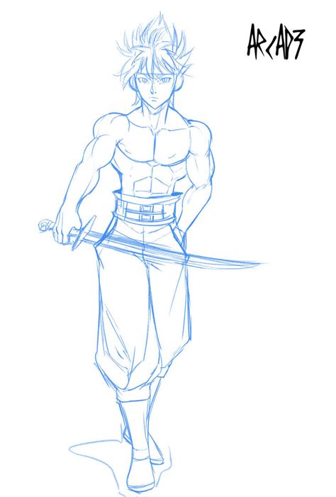 Hiei SKETCH 2 by Arcad3XxX on DeviantArt