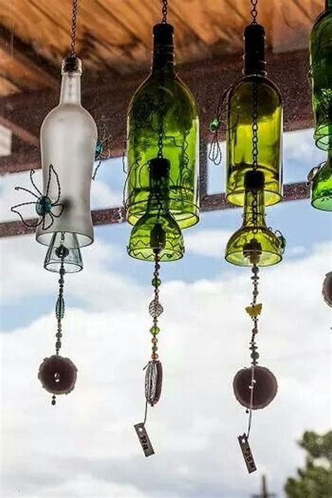 Charming Wine Bottle Wind Chime Step Guide Your Projects Obn