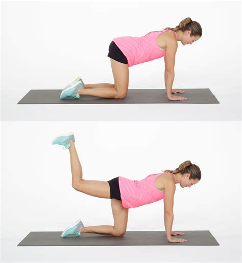 Donkey Kick | 21-Day Butt Challenge | POPSUGAR Fitness Photo 6