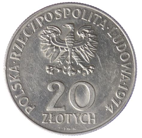 20 złotych XXV Lat RWPG 1974 rok Monety Obiegowe Numizmatyczny