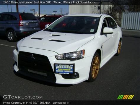 Wicked White Mitsubishi Lancer Evolution Gsr Black Sport