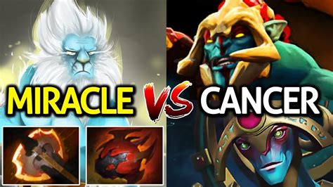 Miracle Dota 2 Phantom Lancer VS Cancer Huskar Oracle Hard Game