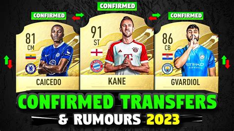 FIFA 23 NEW CONFIRMED Transfers And RUMOURS Ft Kane Gvardiol