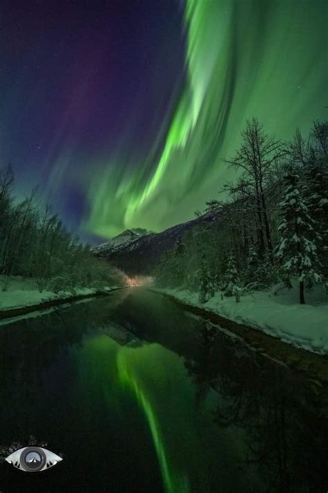 Northern Lights Over Eklutna Tailrace 2023 Alaska Magazine Photo