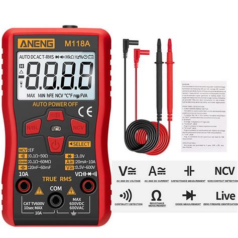 Lcd Scherm Professionele Elektrische Handheld Test Grandado