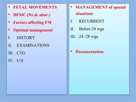 Decreased fetal movements