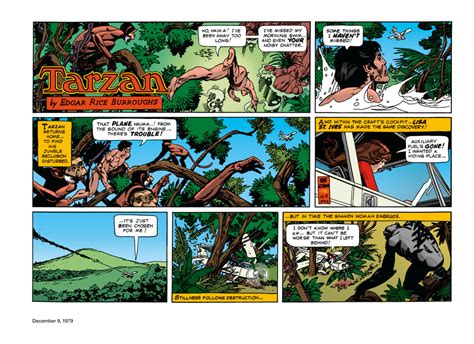 Tarzan Sunday Comic Strips By Archie Goodwin And Gil Kane Catspaw