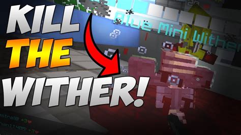 Kill The Wither Hypixel Mini Walls Youtube