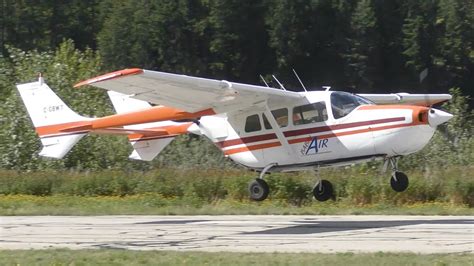 Cessna 337 Super Skymaster Landing And Takeoff Youtube