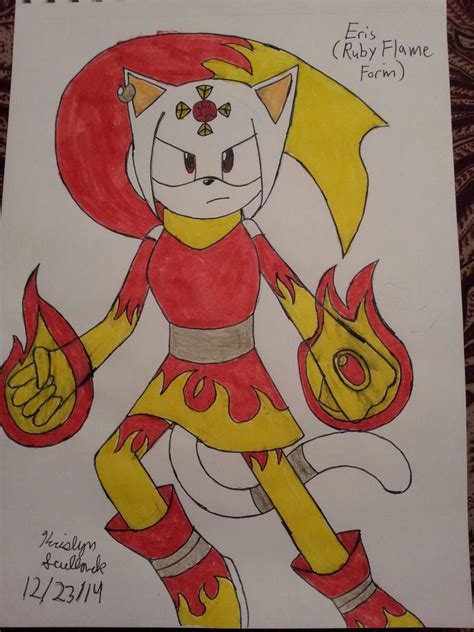 Sonic Boom Oc Erisruby Flame Form By Sculla On Deviantart