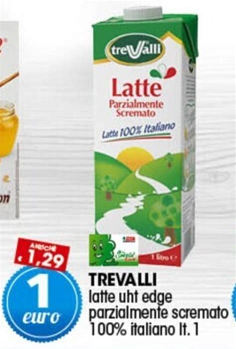 Trevalli Latte Uht Edge Parzialmente Scremato Italiano It