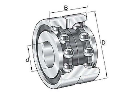 Zkln Rs Xl Gro E Marke X X Mm Axial Eckig Kontakt Ball Lager