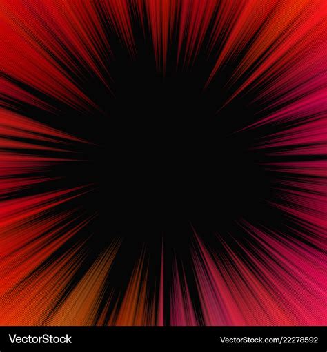 Red Abstract Psychedelic Starburst Background Vector Image