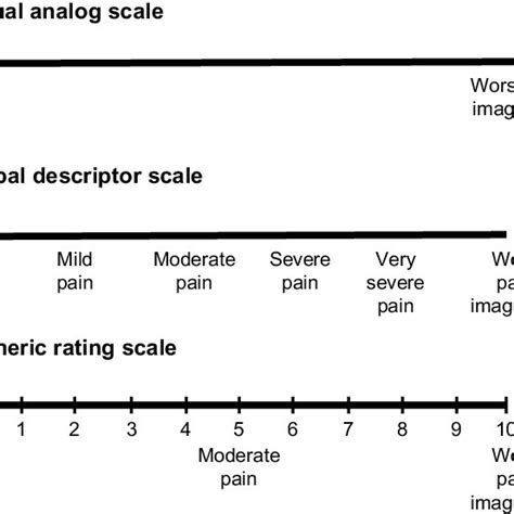 Patient Visual Analog Pain Scale Adapted From Hamill Ruth Rj Marohn Download Scientific