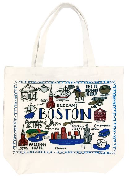 Boston Wanderer Tote Boston Tea Party Museum T Shop