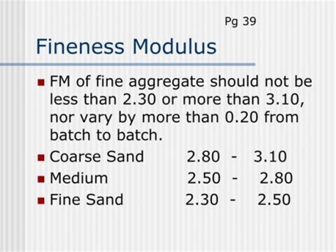 Fineness Modulus Test for Fine Aggregates for Concrete 49 - TechConsults