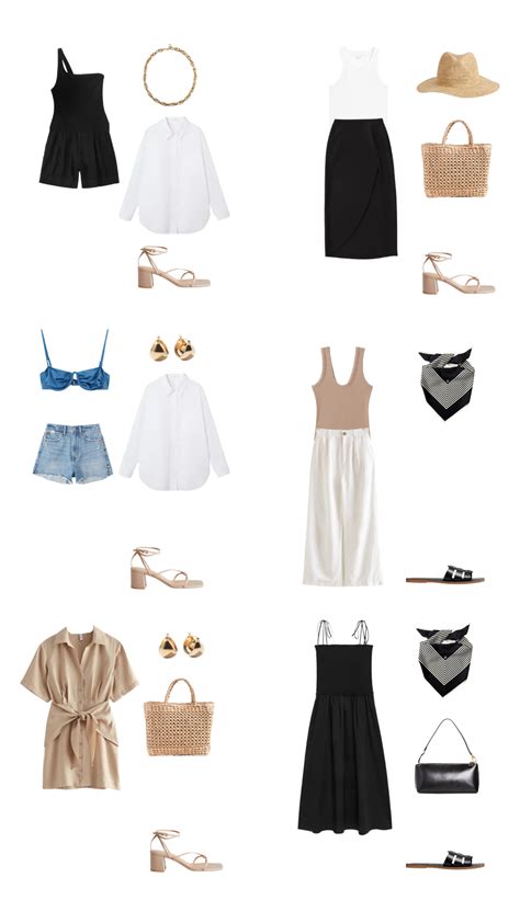 Vacation Capsule Wardrobe Lily Ch Rie