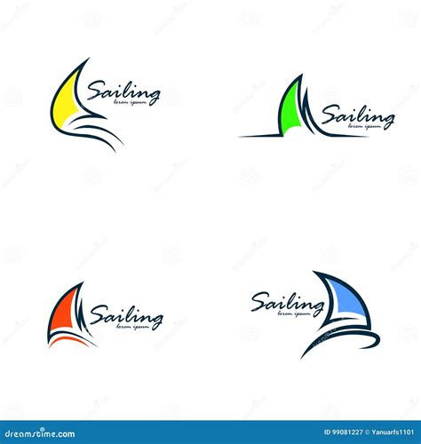 Sailing Logo Vector Stock Vector Illustration Of Graphic 99081227