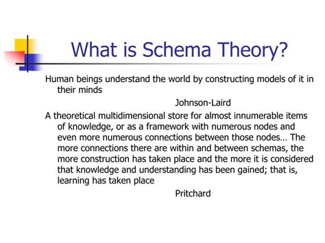 Schema Learning Theory