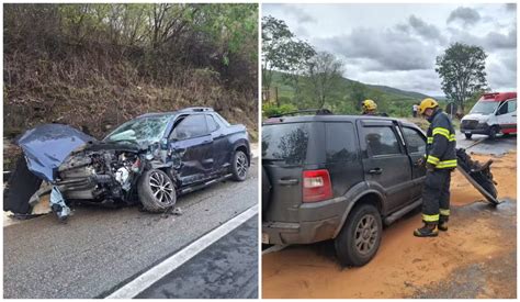 Colis O Entre Dois Carros Deixa Um Morto E Quatro Feridos Na Br