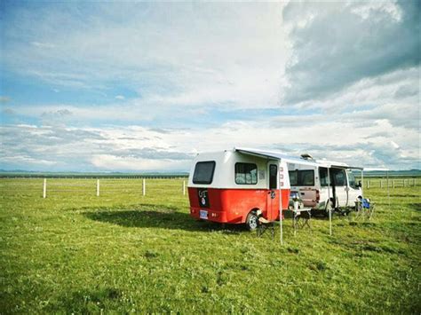 Korean Style Camping Trailer Caravan Model 750 For Travel Dising