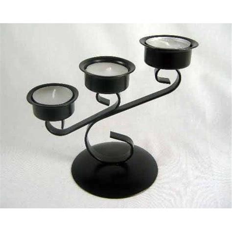 Metal Ironlic Black Candle Stand Packaging Type Carton Box For Home