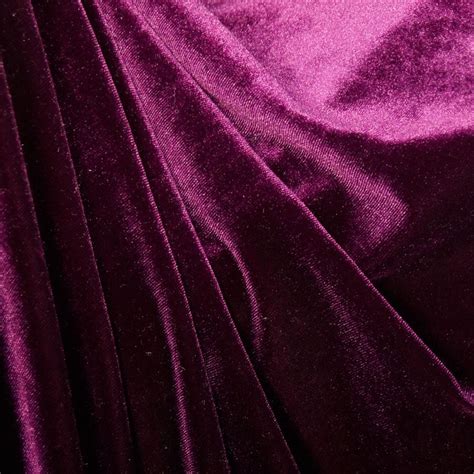 Classic Plum Velvet Fabric In 2021 Fabric Velvet Fabric Purple Fabric