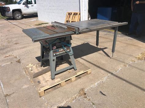 Delta Cat 36 441 10 Table Saw Bigiron Auctions