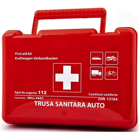 Descoper Trusa Medical Auto De Prim Ajutor Rollfast