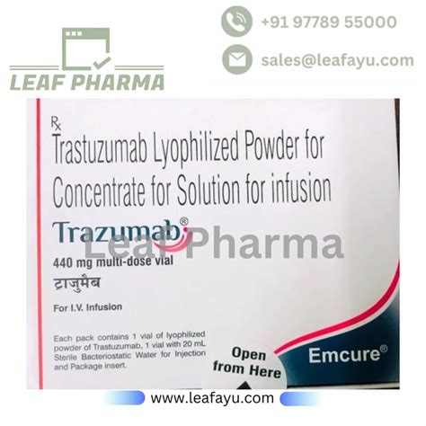 Trazumab 440mg Trastuzumab Lyophilized Powder For Concentrate For