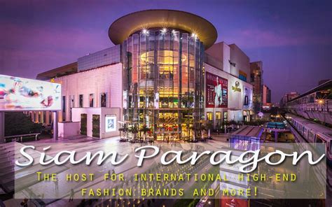 Siam Paragon The Most Famous Bangkok Shopping Mall