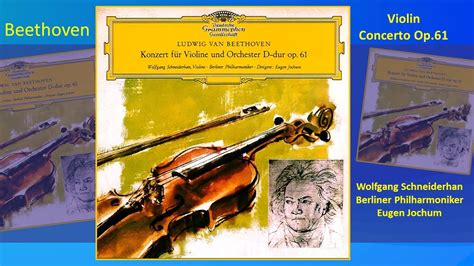 BEETHOVEN Violin Concerto Op 61 Wolfgang Schneiderhan Berliner