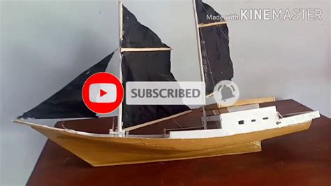 Kapal Layar Dari Stik Es Skrim Youtube