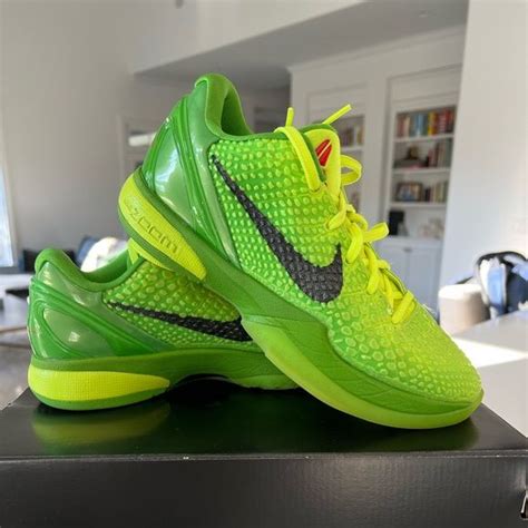 Nike Kobe 6 Vi Proto grinch (2020) 7 men | Sneakers men fashion ...