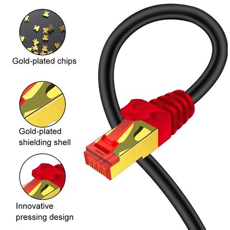 23awg Cat6a Cat7 Cat7e Ethernet Multi Multifunctional Network Cable