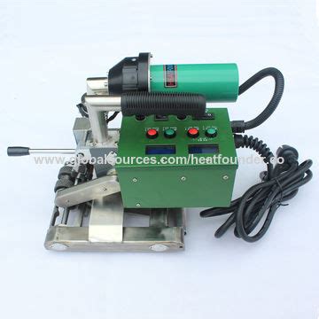 China Hot Wedge Welder PVC Profile Welding Machine Automatic Banner Welder Machine Uni Plan On