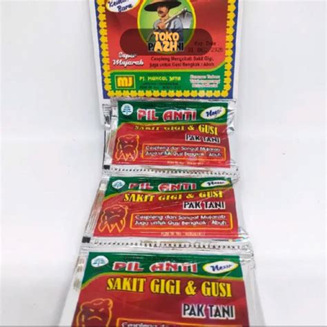 Jual Obat Sakit Gigi Berlubang Obat Sakit Gigi Ampuh Pil Anti Sakit