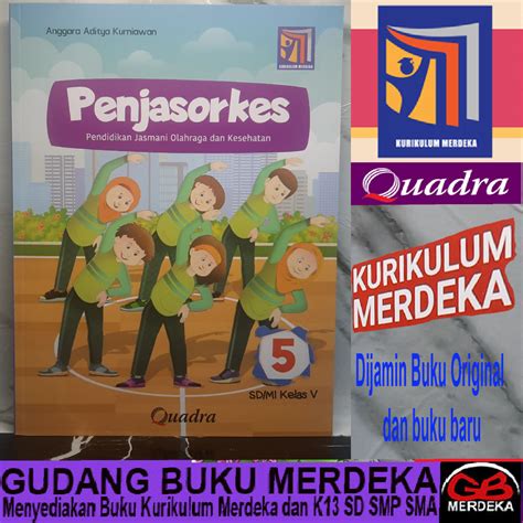 Jual Penjasorkes Pjok Kelas Sd Mi Kurikulum Merdeka Penerbit Quadra