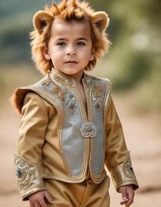 Lion Boy Outfit Fancy Dress Face Swap Insert Your Face Id