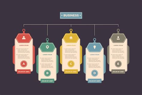 Infographie Design Plat Avec Des Couleurs R Tro Vecteur Gratuite