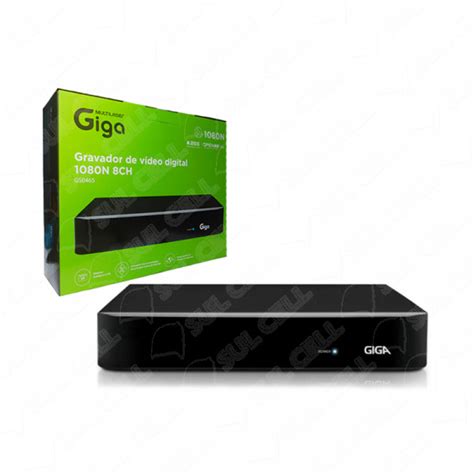 Dvr Cftv Giga Security Open HD Lite 5x1 8 Canais 1080N GS0465 Dvr