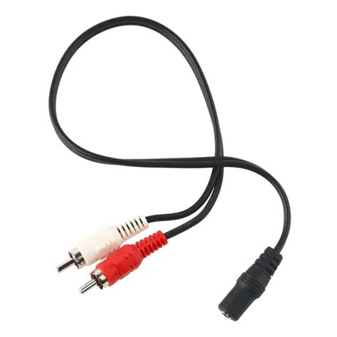 Adaptador De Conectores Rca A Mm Audio Est Reo Dfast