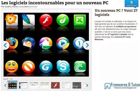 Le Site Du Jour Les Logiciels à Installer Sur Un Nouveau Pc