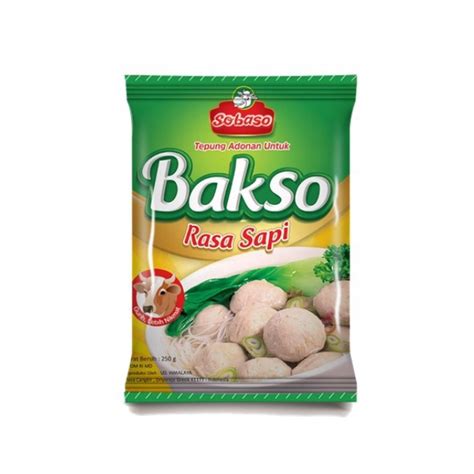 Jual Sobaso Tepung Adonan Bakso Rasa Sapi 2 X 250 Gr Shopee Indonesia