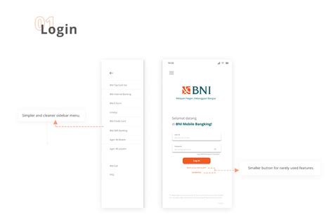 Bni Mobile Banking Redesign Mobile App Ui Behance