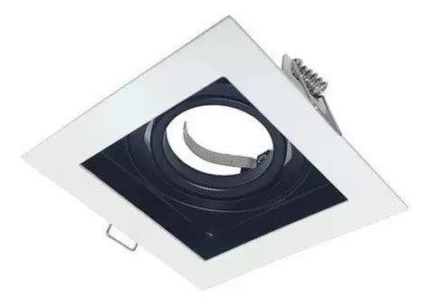 Aplique Embutir Blanco P Luz Dicroica Macroled Aed X Mb