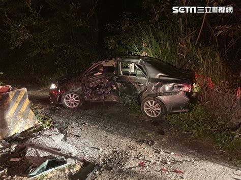 谷關中秋賞月下山過彎攔腰撞護欄 小客車駕駛受困3人輕重傷送醫 社會 三立新聞網 Setncom