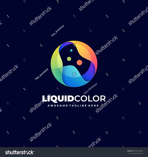 Abstract Sphere Colorful Logo Vector Template Stock Vector Royalty