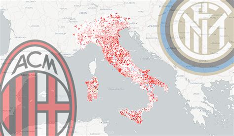 Inter Milan La Mappa Dei Tifosi La Gazzetta Dello Sport