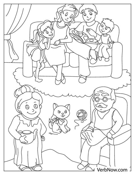 Free FAMILY Coloring Pages for Download (Printable PDF)